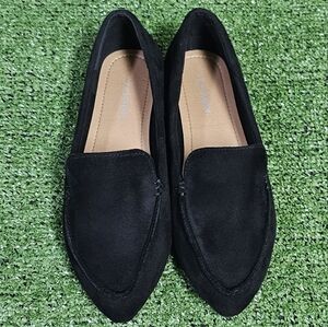 SOPHIA TAYLOR | ROBIN MICROSUEDE SLIP-IN FLAT LOAFERS